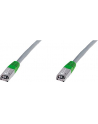 Patch cord kat.5e FTP, CU, AWG 26/7, szary ,3m Crossover - nr 6