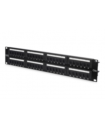 Patch panel 48 portowy 19'''', kat.5e nieekranowany UTP