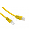 Patch cord kat.5e osłonka zalewana 0.5M zołty - nr 12