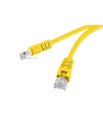 Patch cord kat.5e osłonka zalewana 1M zołty