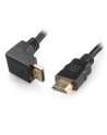 Kabel HDMI-HDMI V1.4 3D TV 1.8M Katowy 90'' - nr 22
