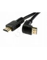 Kabel HDMI-HDMI V1.4 3D TV 1.8M Katowy 90'' - nr 4