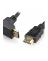 Kabel HDMI-HDMI V1.4 3D TV 1.8M Katowy 90'' - nr 9