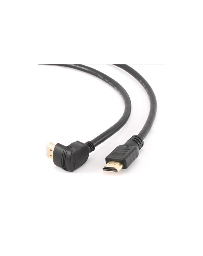 Kabel HDMI-HDMI V1.4 3D TV 1.8M Katowy 90'' główny