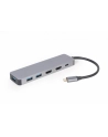gembird Adapter USB-C Hub USB-C PD HDMI x2 USB 3.0x3 - nr 3