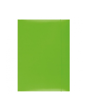 pbs connect Teczka z gumką OFFICE PRODUCTS, karton/lakier, A4, 350gsm, 3-skrz., zielona