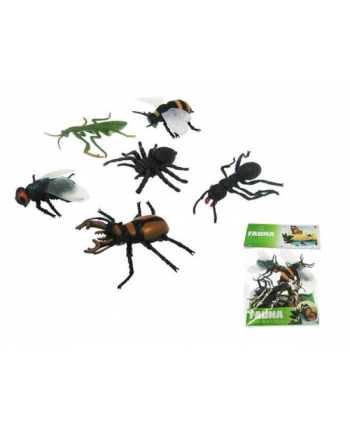 hipo Insekty, pajęczaki 10cm 6szt KC6-006A