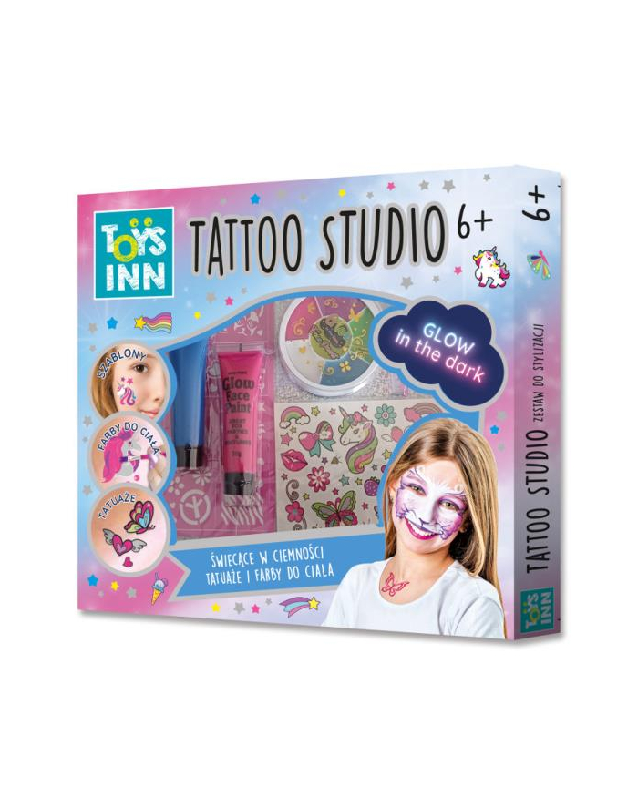 Tattoo Studio Świecące w ciemności tatuaże i farby do ciała 8141 STNUX główny