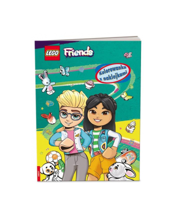 ameet Książeczka LEGO Friends. Kolorowanka z naklejkami NA-6150