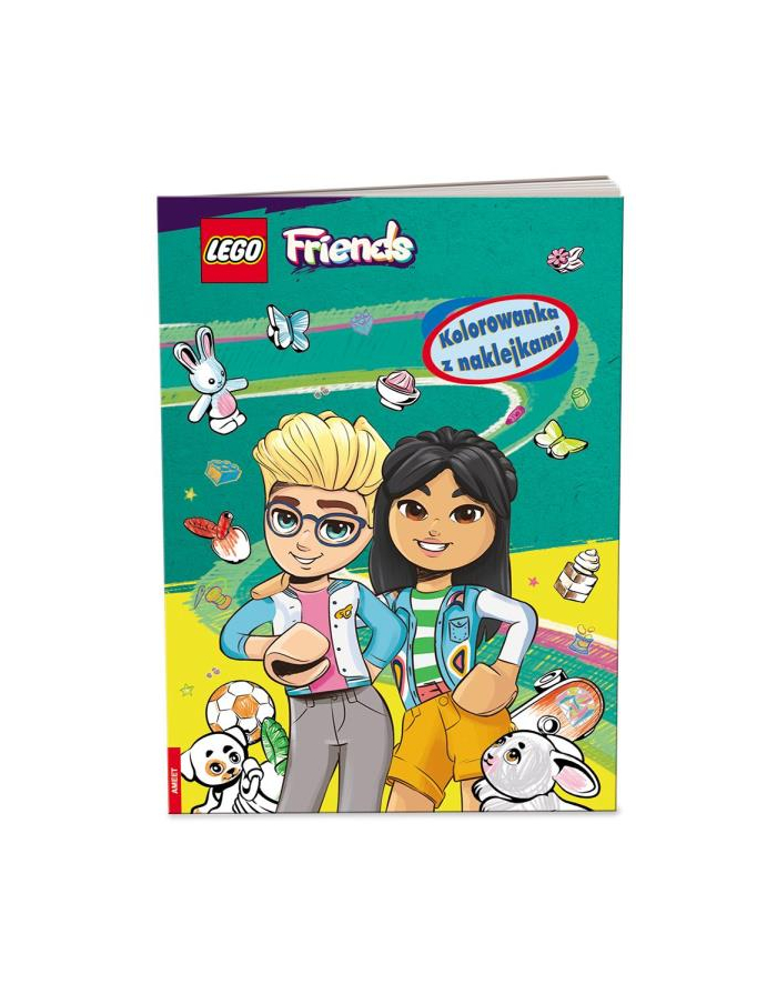 ameet Książeczka LEGO Friends. Kolorowanka z naklejkami NA-6150 główny
