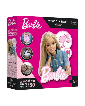 Puzzle drewniane 50el Piękna Barbie 20201 Trefl