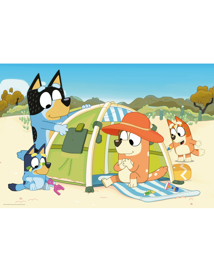 Puzzle 24el Maxi Wspaniały dzień Bluey 14357 Trefl główny