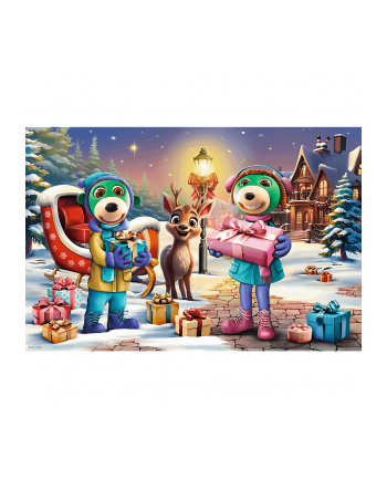 Puzzle 24el Maxi Zimowy czas z Treflikami. Rodzina Treflików 14360 Trefl