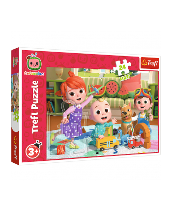Puzzle 24el Maxi Cocomelon, gotowi na przygodę. Cocomelon 14363 Trefl nr 2