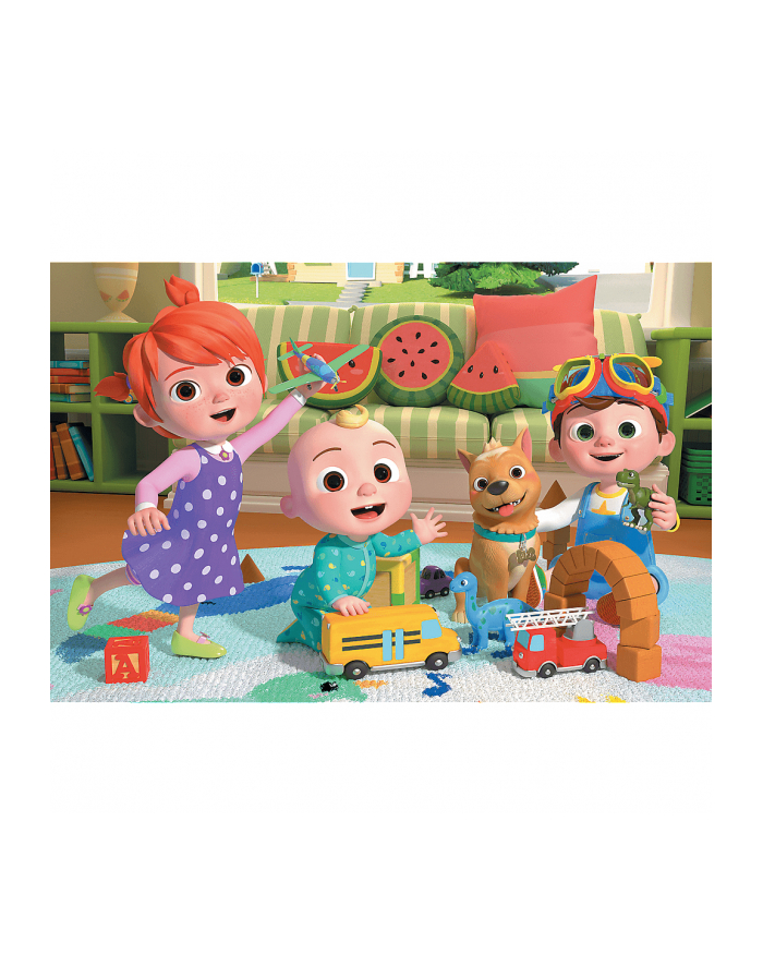 Puzzle 24el Maxi Cocomelon, gotowi na przygodę. Cocomelon 14363 Trefl główny