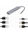 gembird Adapter USB-C Hub USB-C PD HDMI x2 USB 3.0x3 - nr 4
