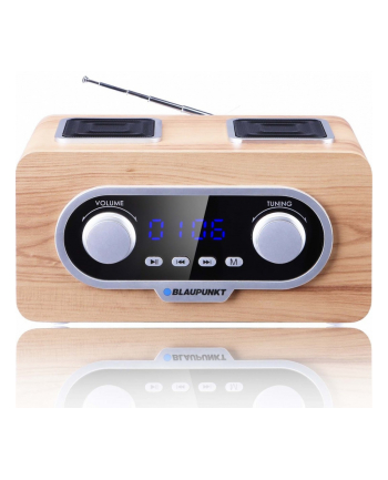 blaupunkt Radio przenośne FM PLL  SD/USB/AUX z akumulatorem i zegarkiem