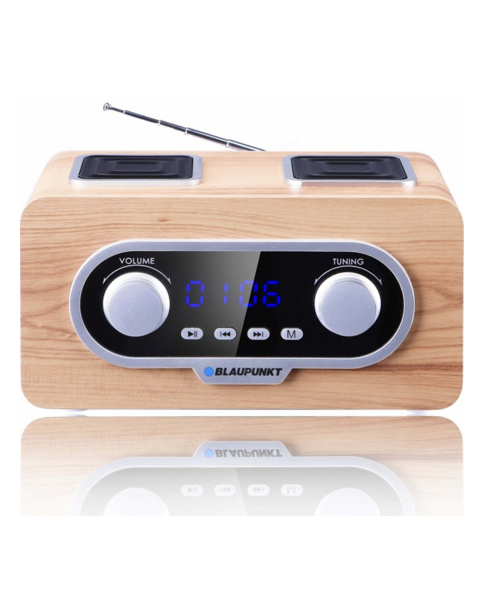 blaupunkt Radio przenośne FM PLL  SD/USB/AUX z akumulatorem i zegarkiem główny
