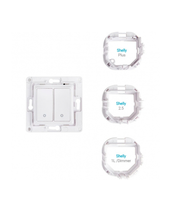 Shelly Wall Switch 2, push button (Kolor: BIAŁY) nr 2