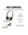 poly Słuchawki Blackwire 3220 Stereo USB-C Headset +USB-C/A Adapter 8X228A - nr 16