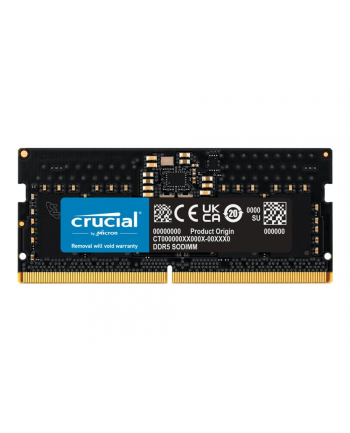 Crucial DDR5 - 8GB - 5600 - CL - 46 (1x 8 GB) single RAM (Kolor: CZARNY, CT8G56C46S5)