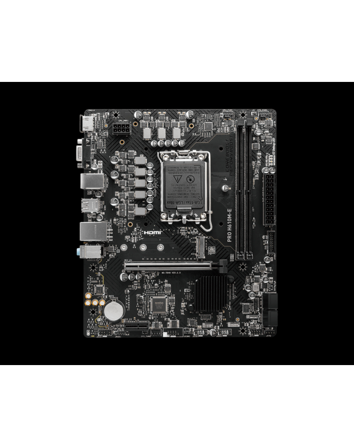 MSI PRO H610M-E - Socket 1700 - motherboard główny