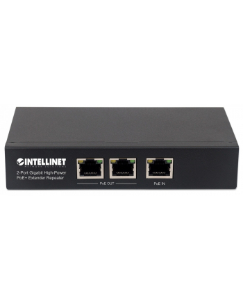 intellinet Regenerator Extender PoE+ 2-portowy Gigabit 802.3at/af