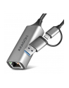 axagon AD-E-TXCA Karta sieciowa Gigabit Ethernet adapter, USB-C (USB-A redukcja) 3.2 Gen 1, instalacja automatyczna - nr 37