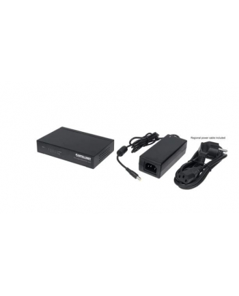 intellinet Switch Gigabit 5 portów RJ45 POE+, desktop