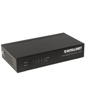 intellinet Switch Gigabit 5 portów RJ45 POE+, desktop