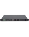 intellinet Przełącznik Gigabit 16x RJ45, POE+, 2x SFP, LCD, Rack 19 - nr 15