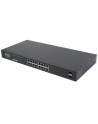 intellinet Przełącznik Gigabit 16x RJ45, POE+, 2x SFP, LCD, Rack 19 - nr 21