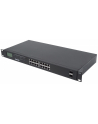 intellinet Przełącznik Gigabit 16x RJ45, POE+, 2x SFP, LCD, Rack 19 - nr 22