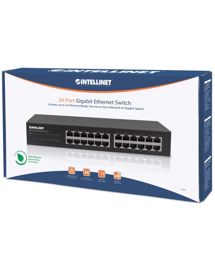 intellinet Przełącznik Gigabit 24x 10/100/1000 RJ45 Desktop/Rack główny