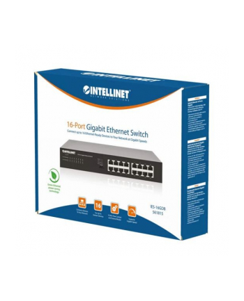 intellinet Przełącznik Gigabit 16 portów RJ45 manual VLAN