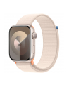 Apple Watch Series 9, Smartwatch (silver/light beige, aluminum, 45 mm, Sport Loop) - nr 4
