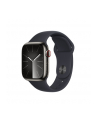 Apple Watch Series 9, Smartwatch (graphite/dark blue, stainless steel, 41 mm, sports strap, cellular) - nr 7