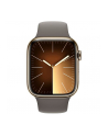 Apple Watch Series 9, Smartwatch (gold/brown, stainless steel, 45 mm, sports strap, cellular) - nr 3