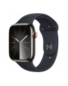 Apple Watch Series 9, Smartwatch (graphite/Kolor: CZARNY, stainless steel, 45 mm, sports strap, cellular) - nr 12
