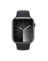 Apple Watch Series 9, Smartwatch (graphite/Kolor: CZARNY, stainless steel, 45 mm, sports strap, cellular) - nr 9
