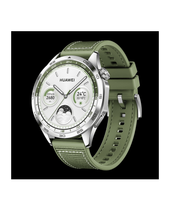 Smartphome Huawei Watch GT4 46mm (Phoinix-B19W), smartwatch (green, woven strap)