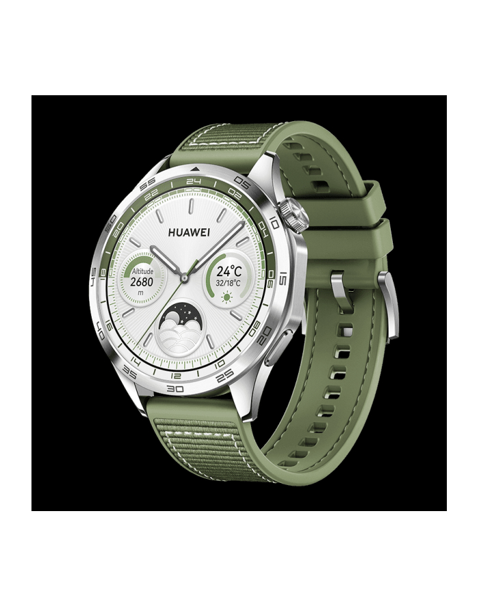 Smartphome Huawei Watch GT4 46mm (Phoinix-B19W), smartwatch (green, woven strap) główny