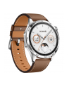 Smartphome Huawei Watch GT4 46mm (Phoinix-B19L), smartwatch (silver, brown leather strap) - nr 14