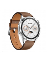 Smartphome Huawei Watch GT4 46mm (Phoinix-B19L), smartwatch (silver, brown leather strap) - nr 22