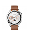 Smartphome Huawei Watch GT4 46mm (Phoinix-B19L), smartwatch (silver, brown leather strap) - nr 16