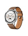 Smartphome Huawei Watch GT4 46mm (Phoinix-B19L), smartwatch (silver, brown leather strap) - nr 32