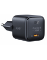 aukey PA-B1L Black Omnia II Mini ładowarka sieciowa 1xUSB-C PowerDelivery 30W 5A - nr 1