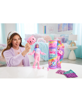 Mattel Barbie Cutie Reveal Cozy Cute Series - Teddy Bear, Doll