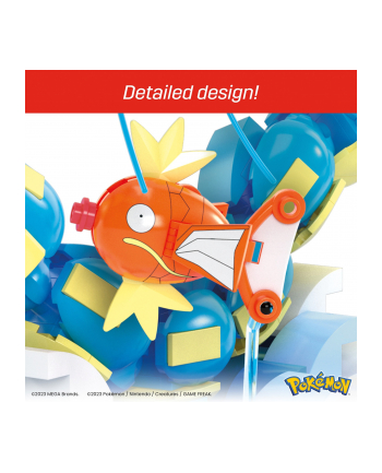 megabloks Mattel MEGA Pokémon Magikarp Evolution Set Construction Toy