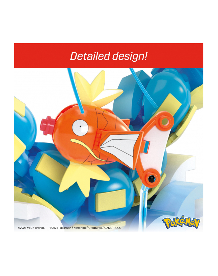 megabloks Mattel MEGA Pokémon Magikarp Evolution Set Construction Toy główny